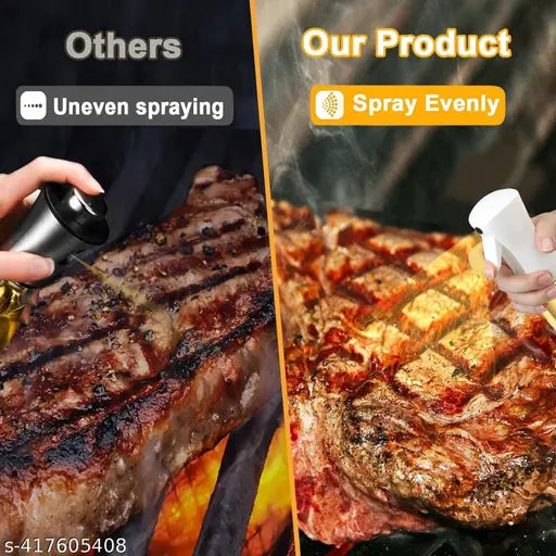 Advanced Glass Oil Sprayer for Cooking – Refillable Olive Oil Dispenser Bottle for Air Fryer, BBQ, Salads, Baking & Frying (100ml)