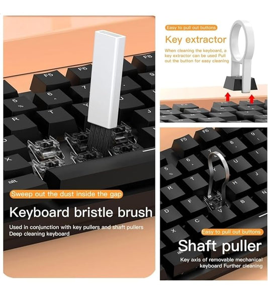 DABHI Enterprise 20-in-1 Multiple Cleaning Kit – Comprehensive Cleaner Tool Set for Laptops, Phones, Earbuds, Keyboards & Screens