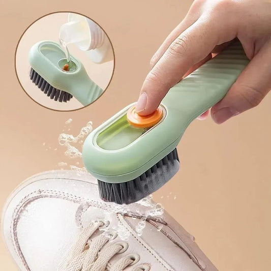 🧽 Multifunctional Shoe Polishing Brush – Durable Plastic | Compact & Handy Tool