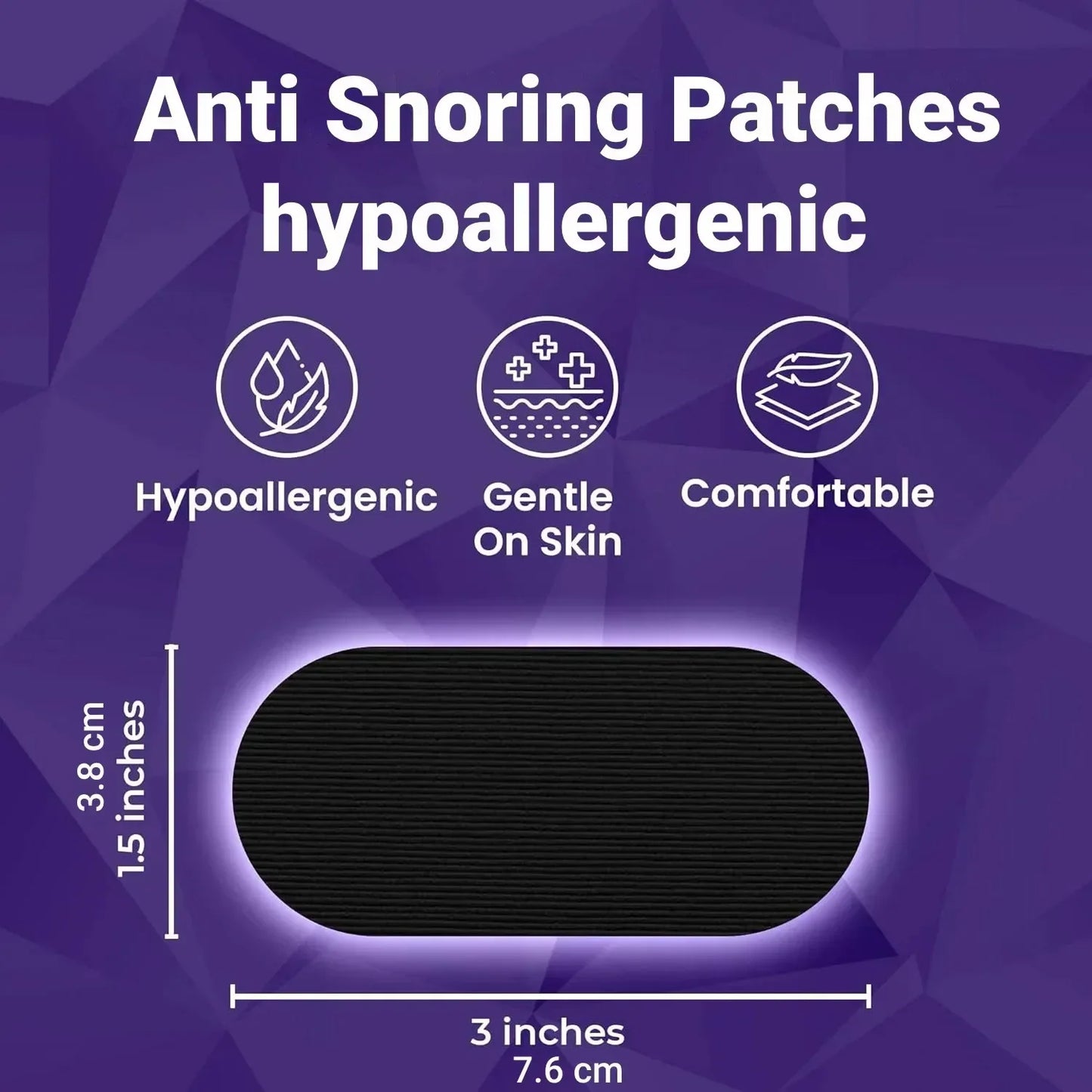 Anti-Snoring Mouth Patch – Cotton Sleep Strips for Quiet & Comfortable Sleep (No Batteries Needed)