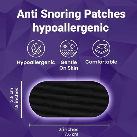 Anti-Snoring Mouth Patch – Cotton Sleep Strips for Quiet & Comfortable Sleep (No Batteries Needed)