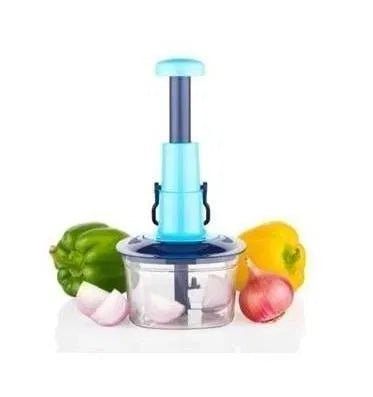 Manual Fruit & Vegetable Chopper – Hand-Pull Food Cutter for Effortless Chopping, Slicing & Dicing (Stainless Steel Blades